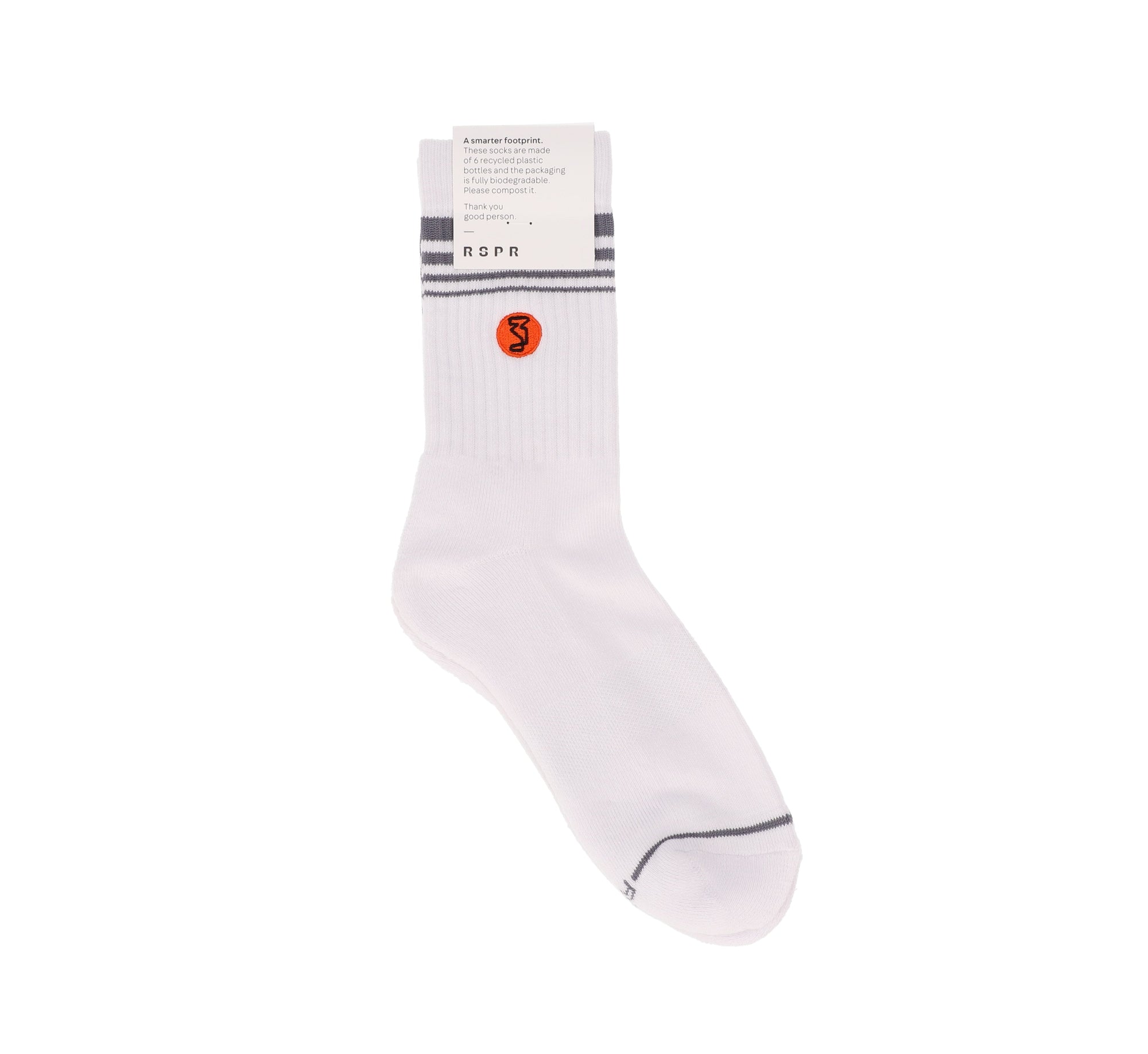 Socks 6 - White + Slate