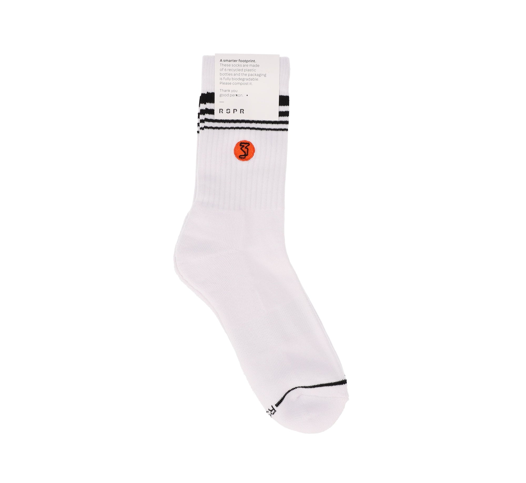 Socks 6 - White + Black