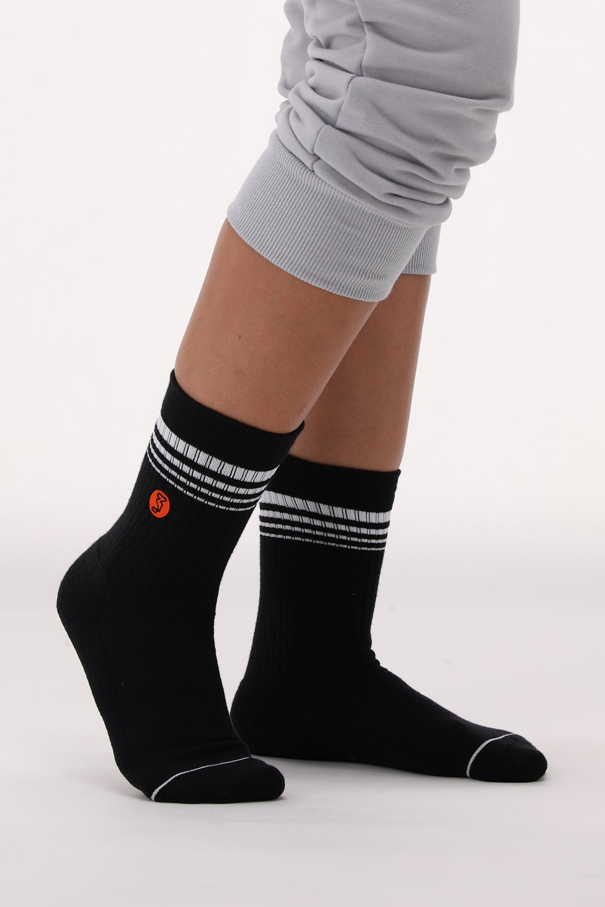 Socks 6 - Black + White