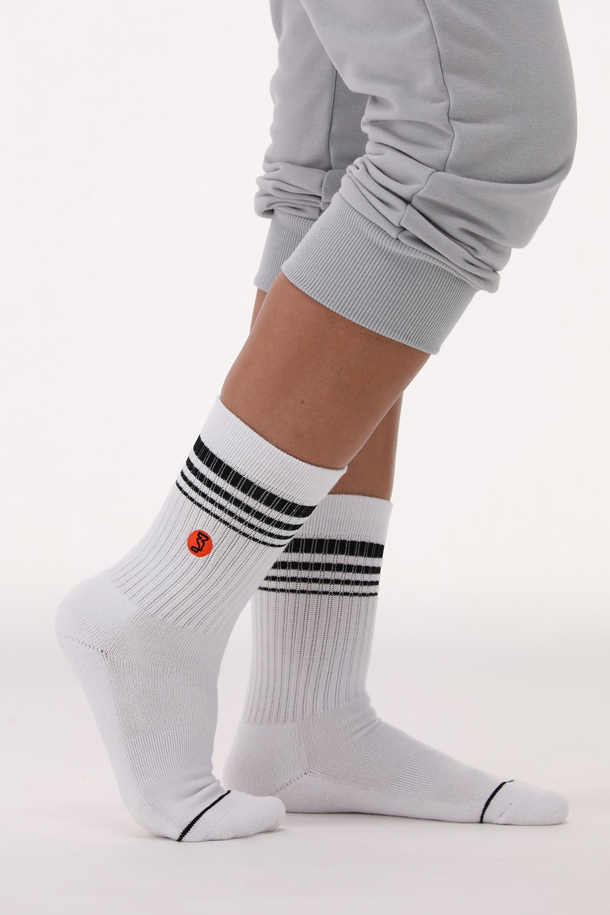 Socks 6 - White + Black