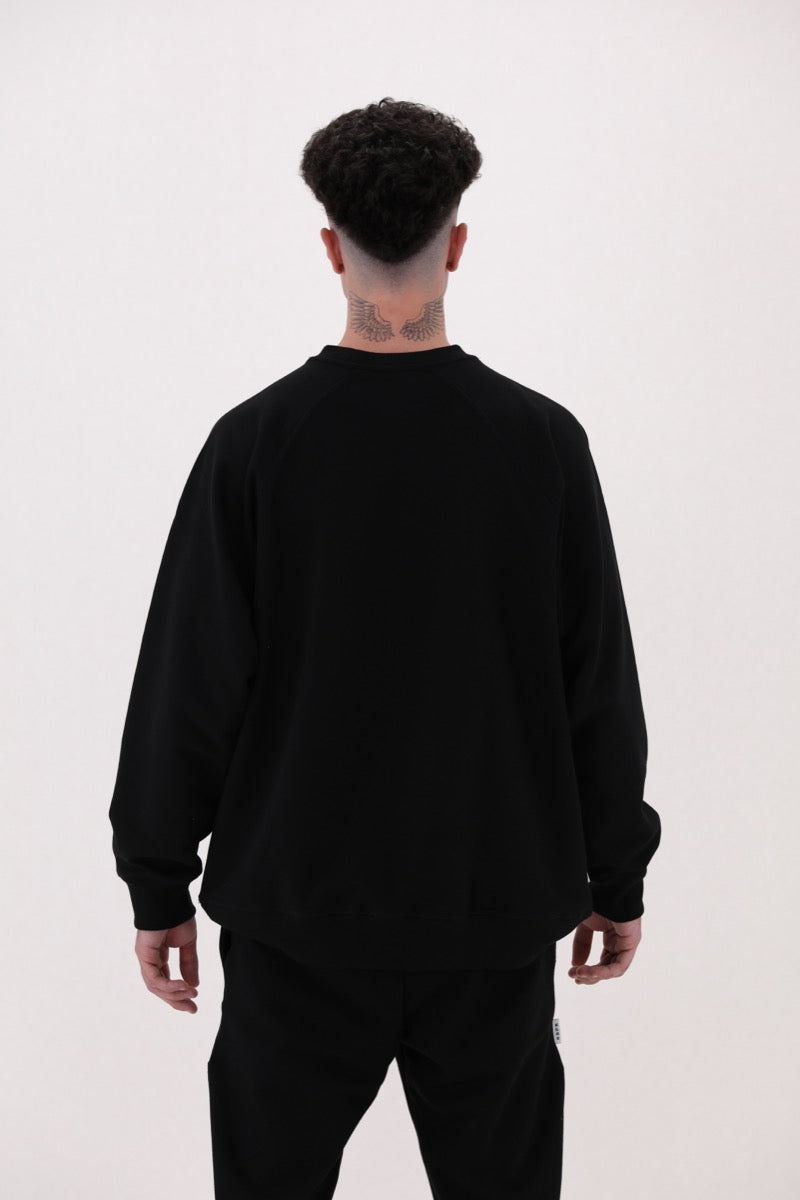 Unisex - Sweatshirt 73 O - Black